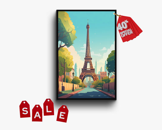 Eiffel Tower Wall Art