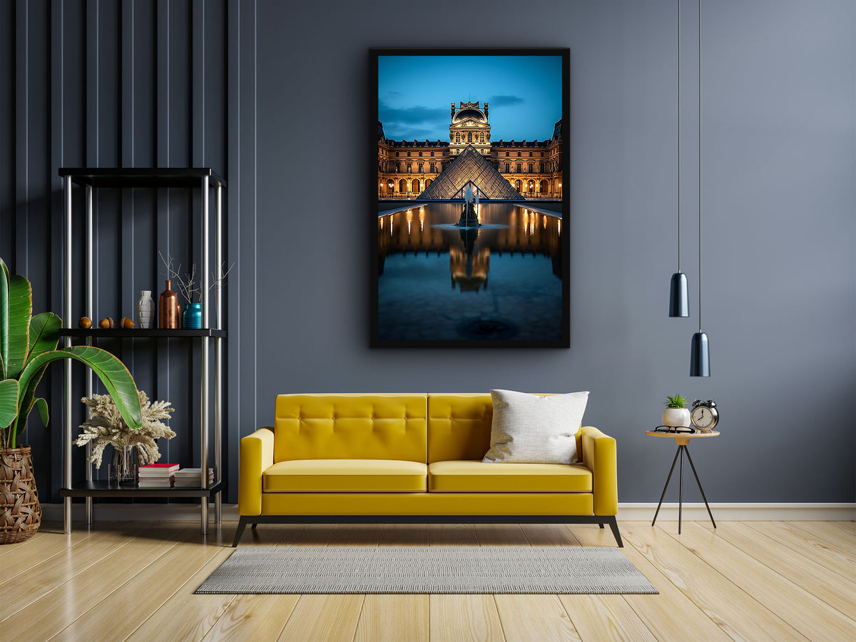 Louvre Pyramid Wall Art
