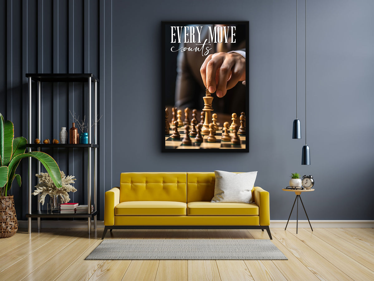 Every Move Counts Wall Art