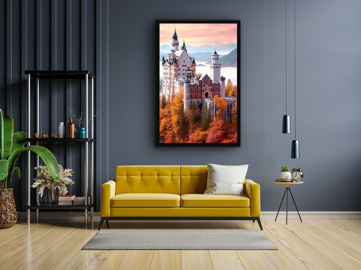 Neuschwanstein Castle Canvas Wall Art