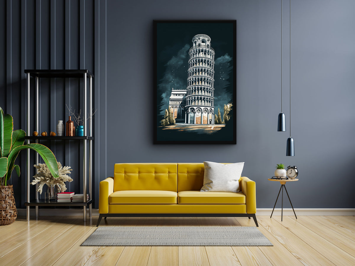 Leaning Tower Wall Art