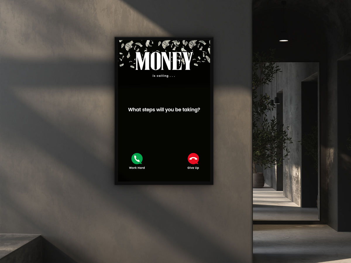 Money is Calling Wall art