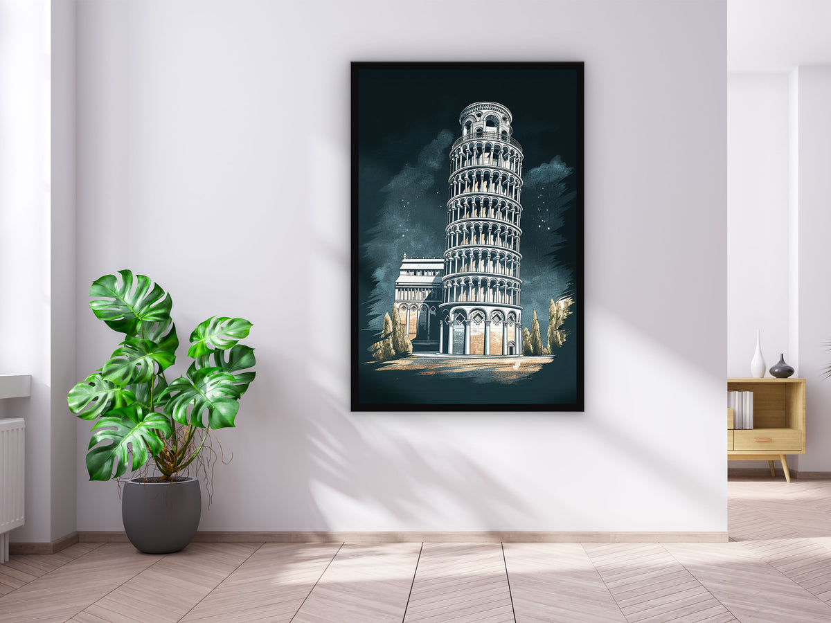 Leaning Tower Wall Art