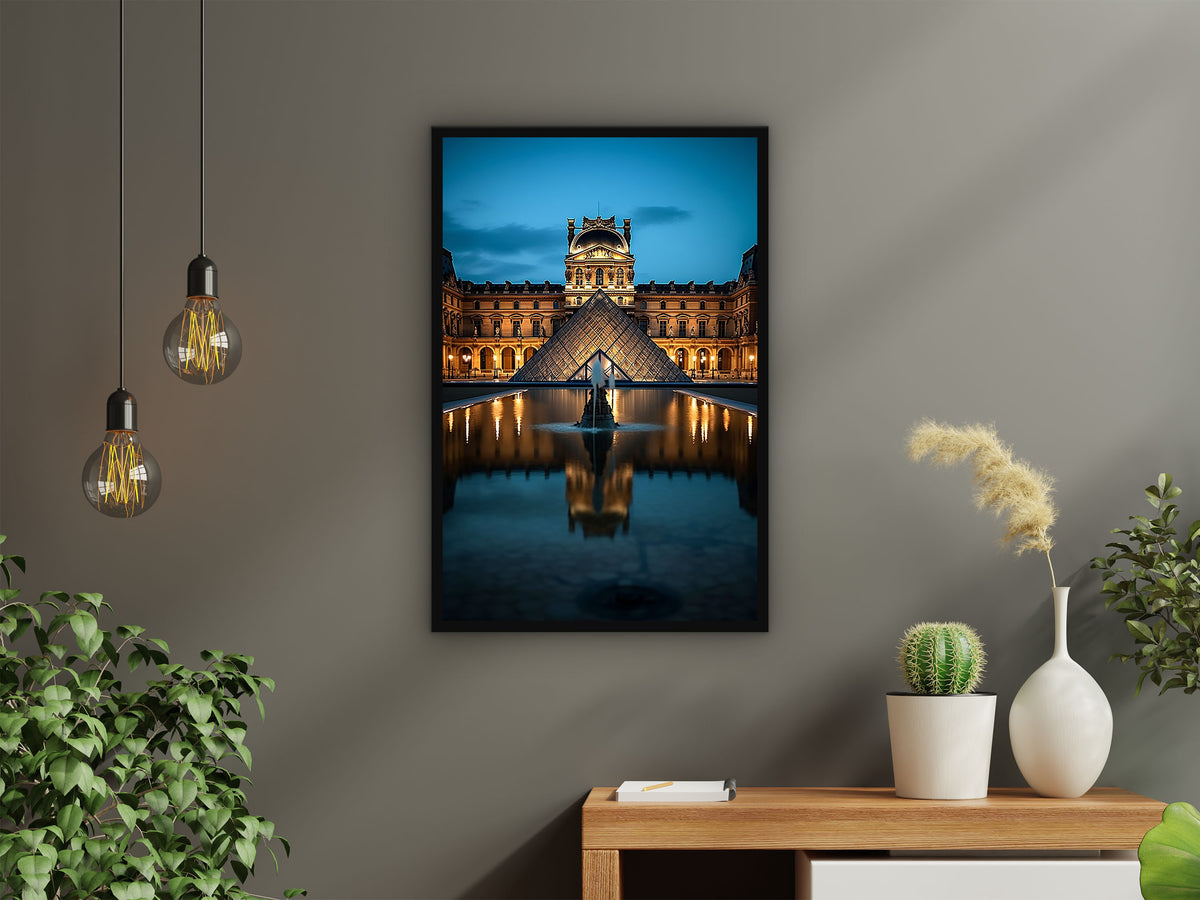 Louvre Pyramid Wall Art