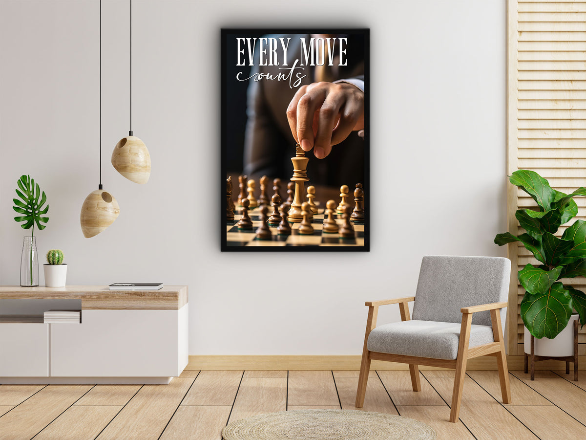 Every Move Counts Wall Art