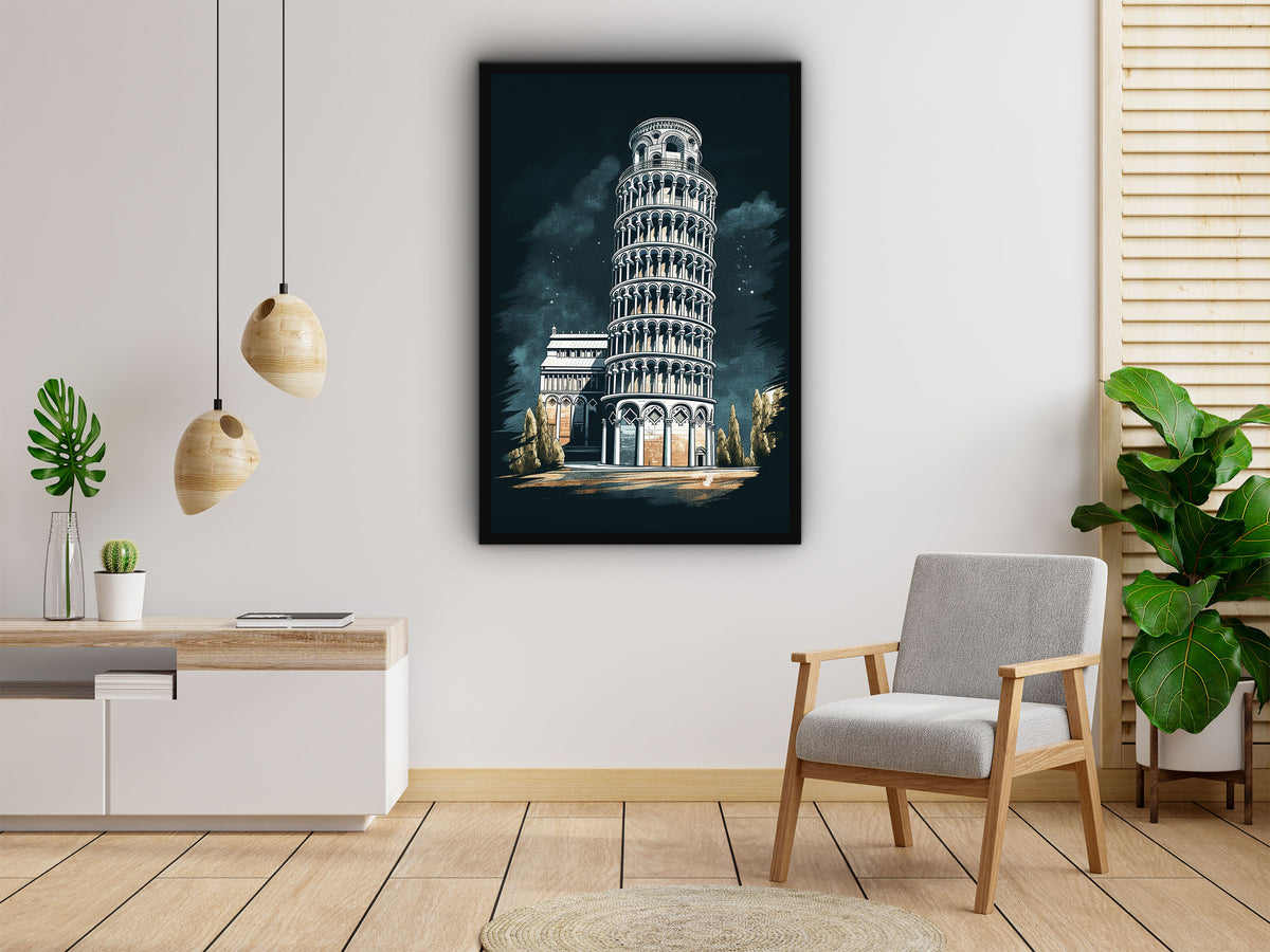 Leaning Tower Wall Art
