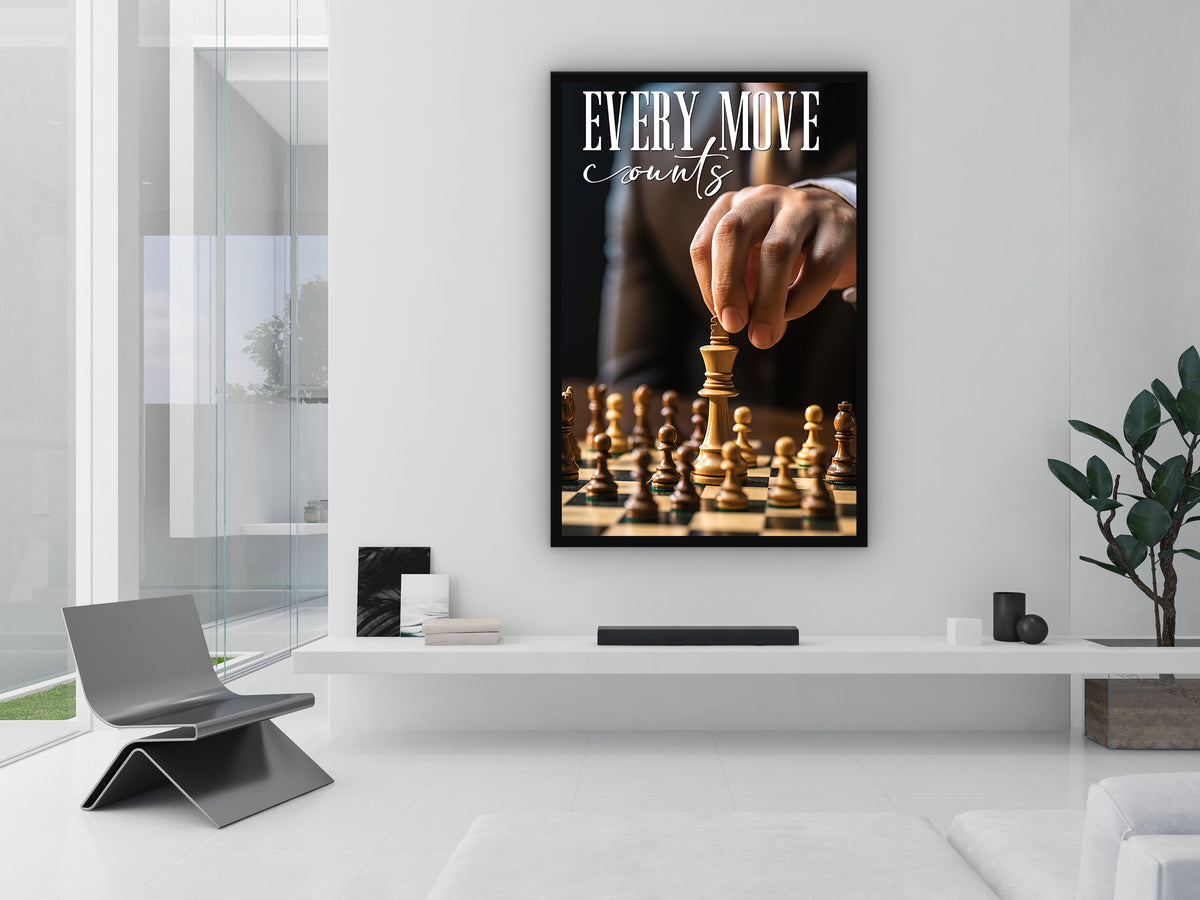 Every Move Counts Wall Art