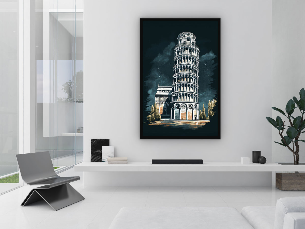 Leaning Tower Wall Art