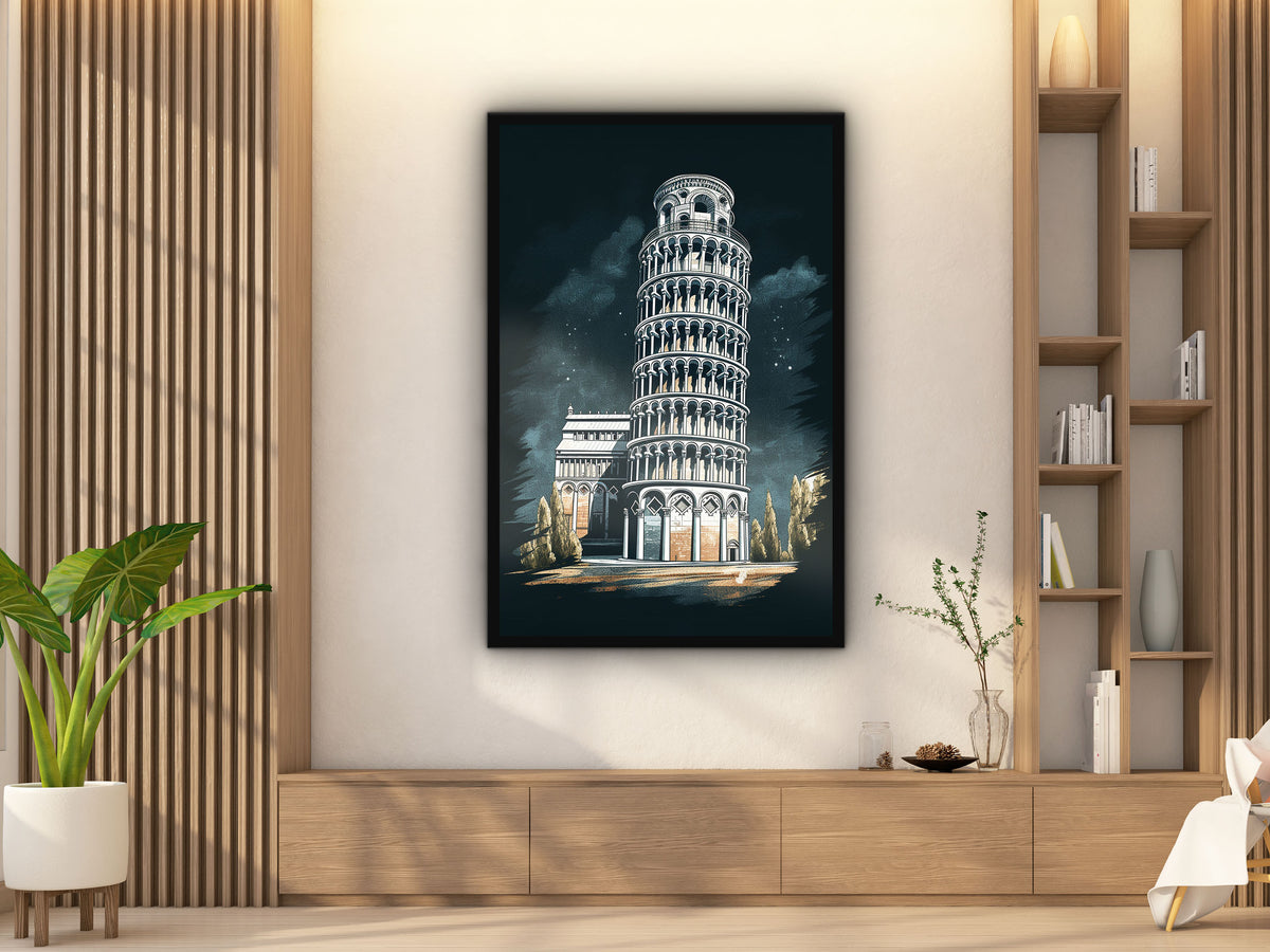 Leaning Tower Wall Art
