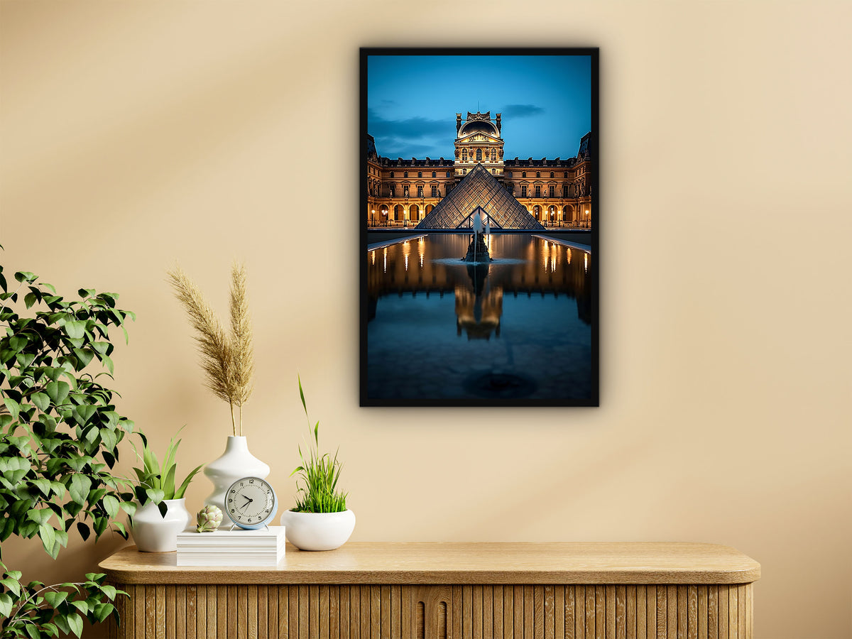 Louvre Pyramid Wall Art
