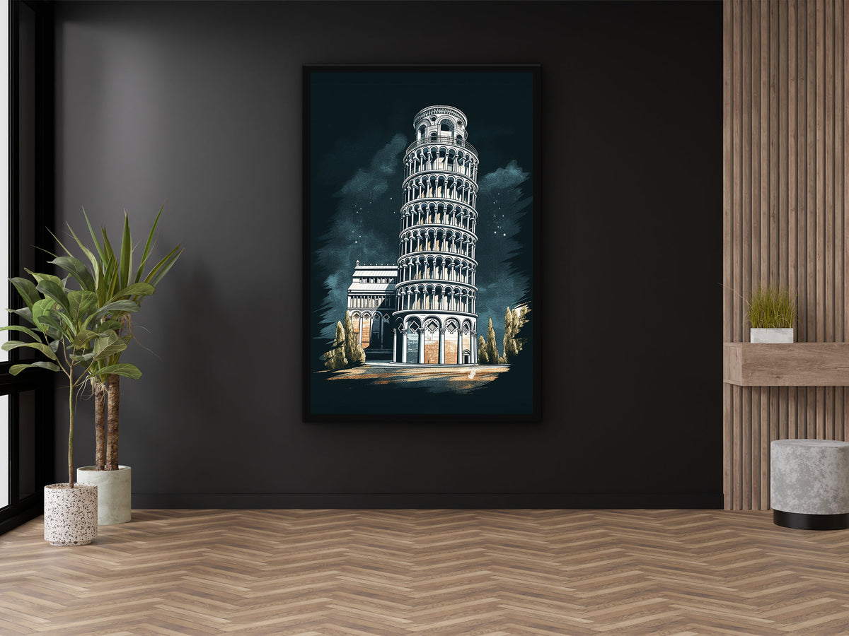 Leaning Tower Wall Art