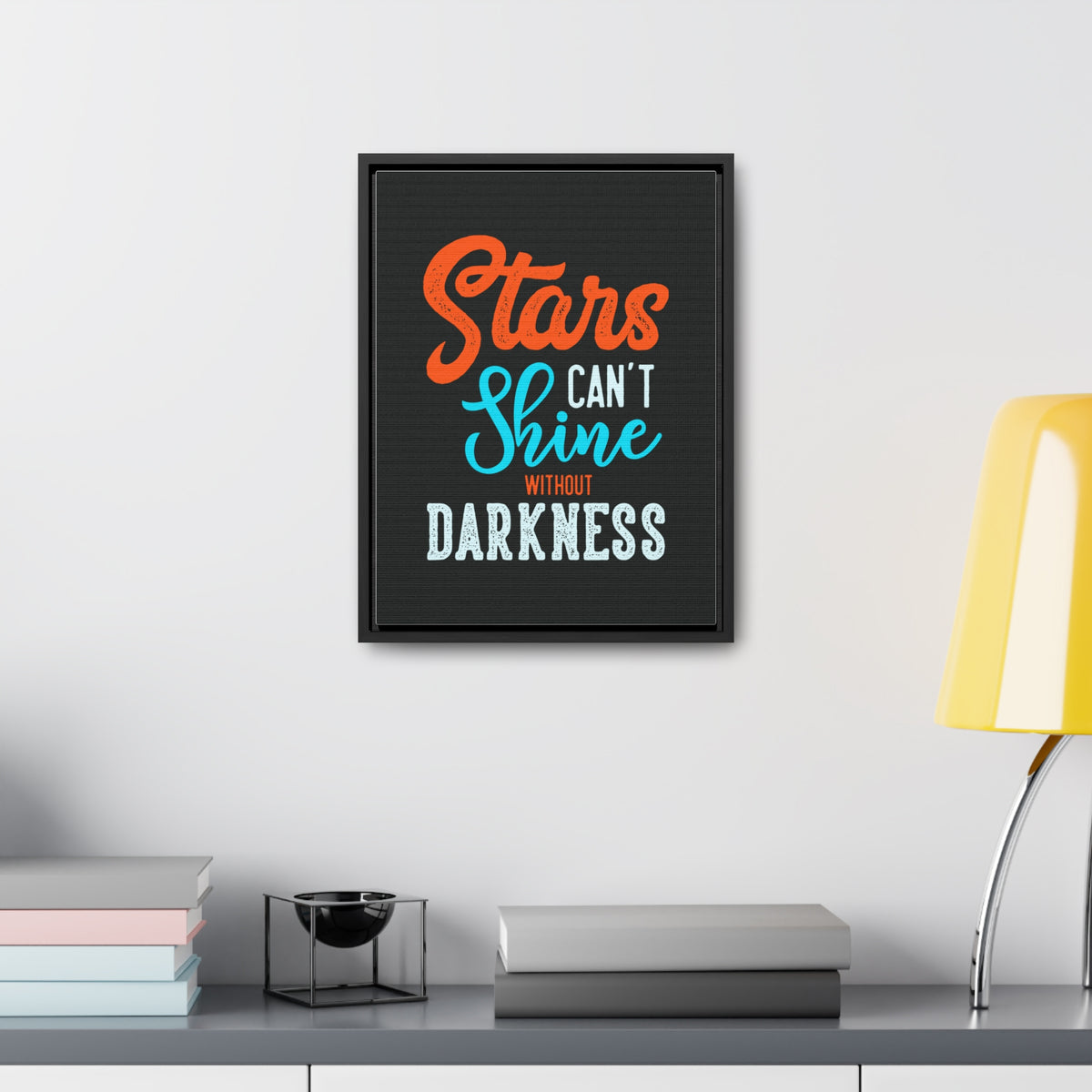Stars Can't Shine Without Darkness Wall Art