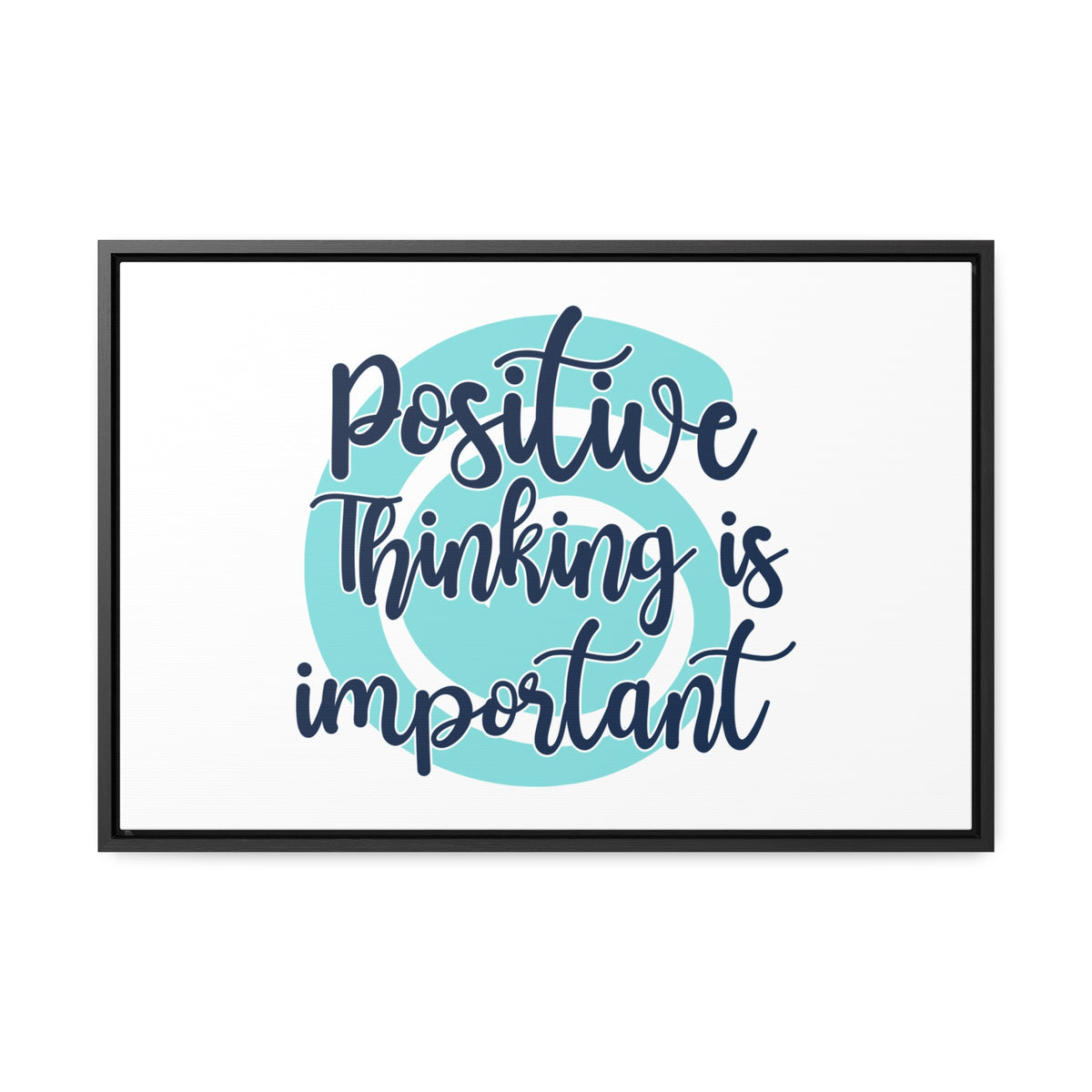 Positive Thinking is Important Wall Art