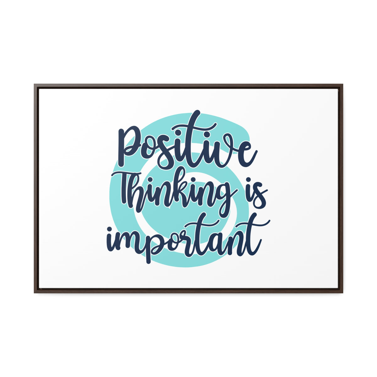 Positive Thinking is Important Wall Art