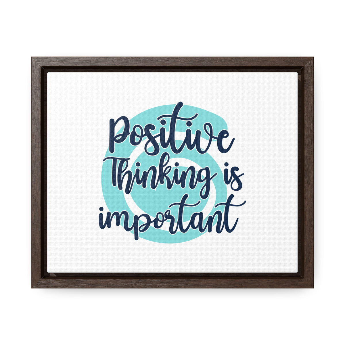 Positive Thinking is Important Wall Art