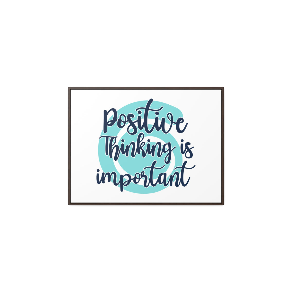 Positive Thinking is Important Wall Art