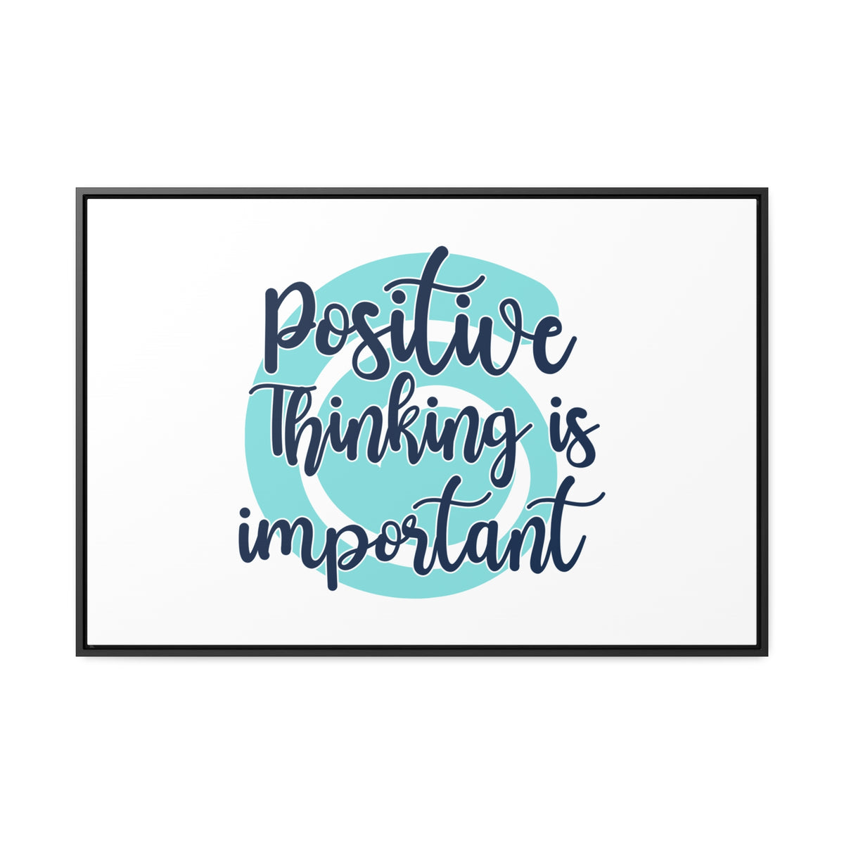 Positive Thinking is Important Wall Art