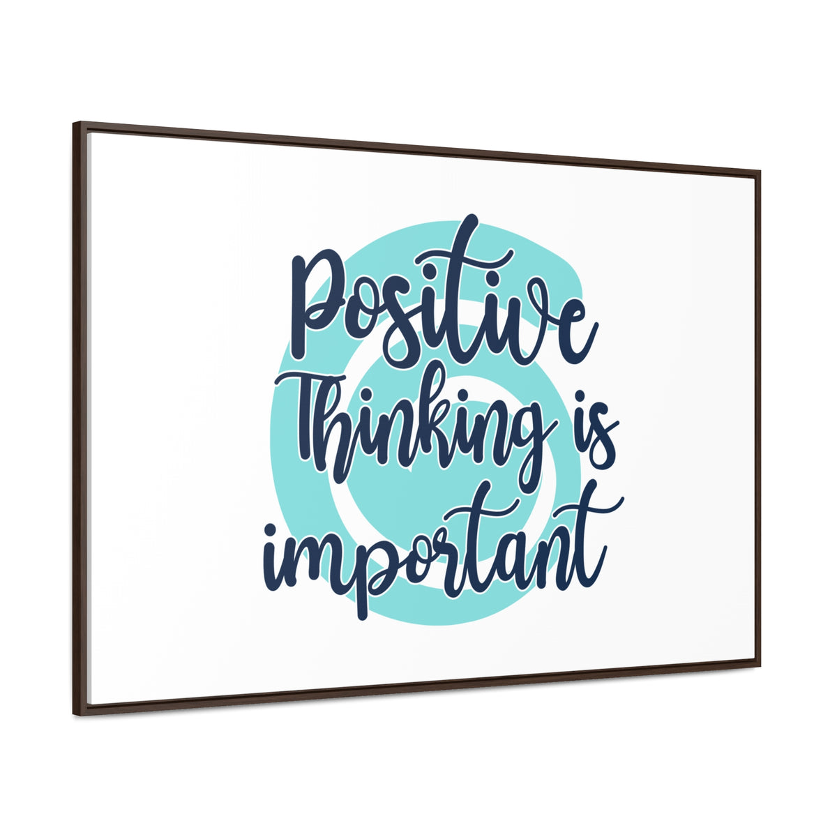 Positive Thinking is Important Wall Art