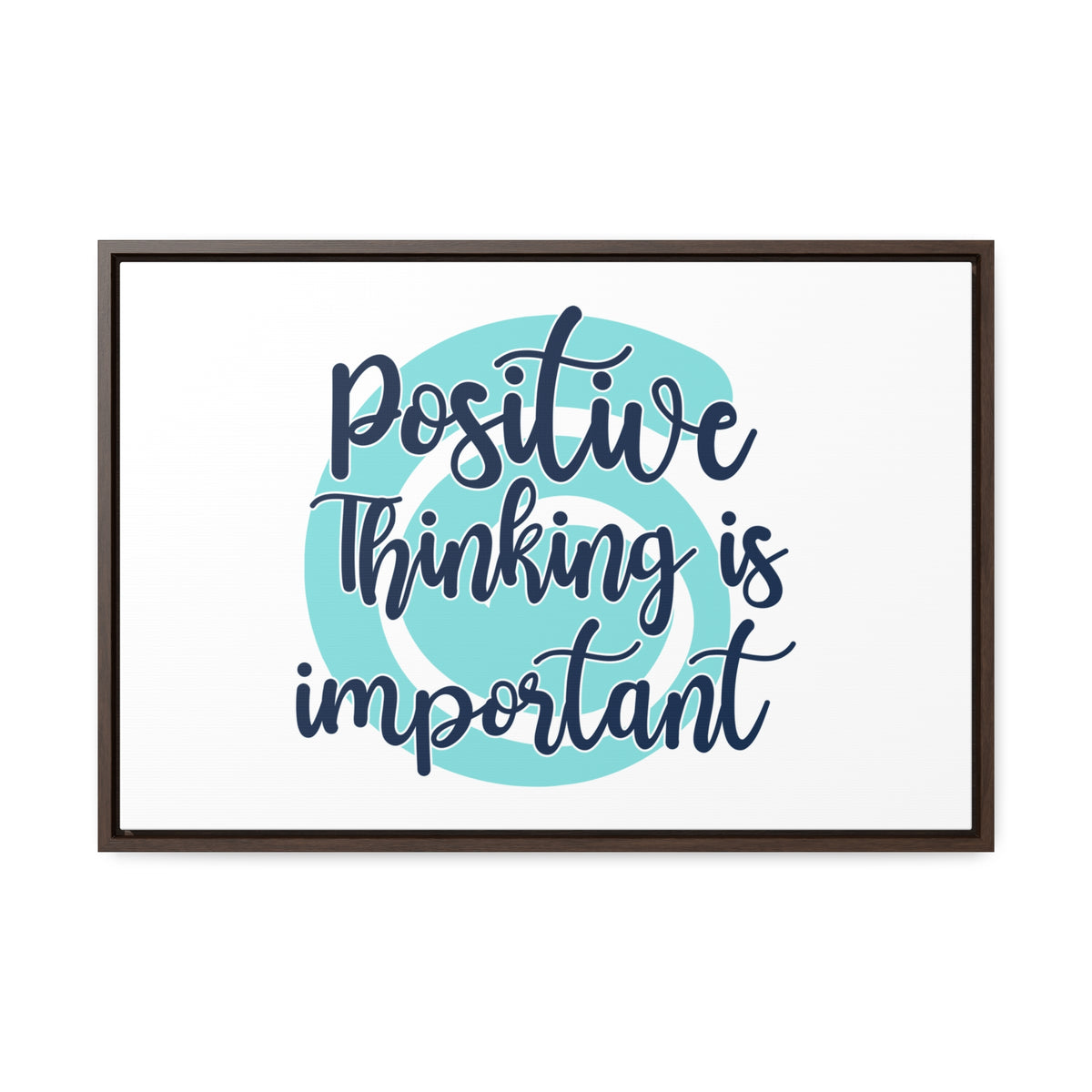 Positive Thinking is Important Wall Art