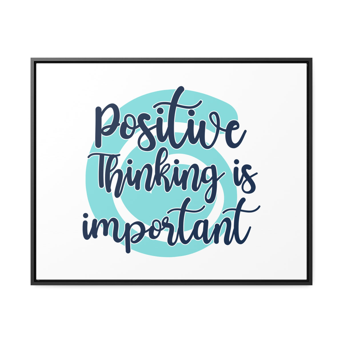 Positive Thinking is Important Wall Art