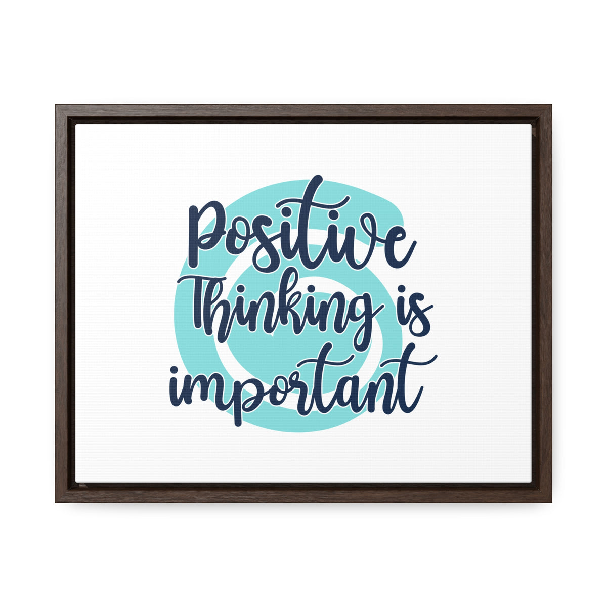 Positive Thinking is Important Wall Art