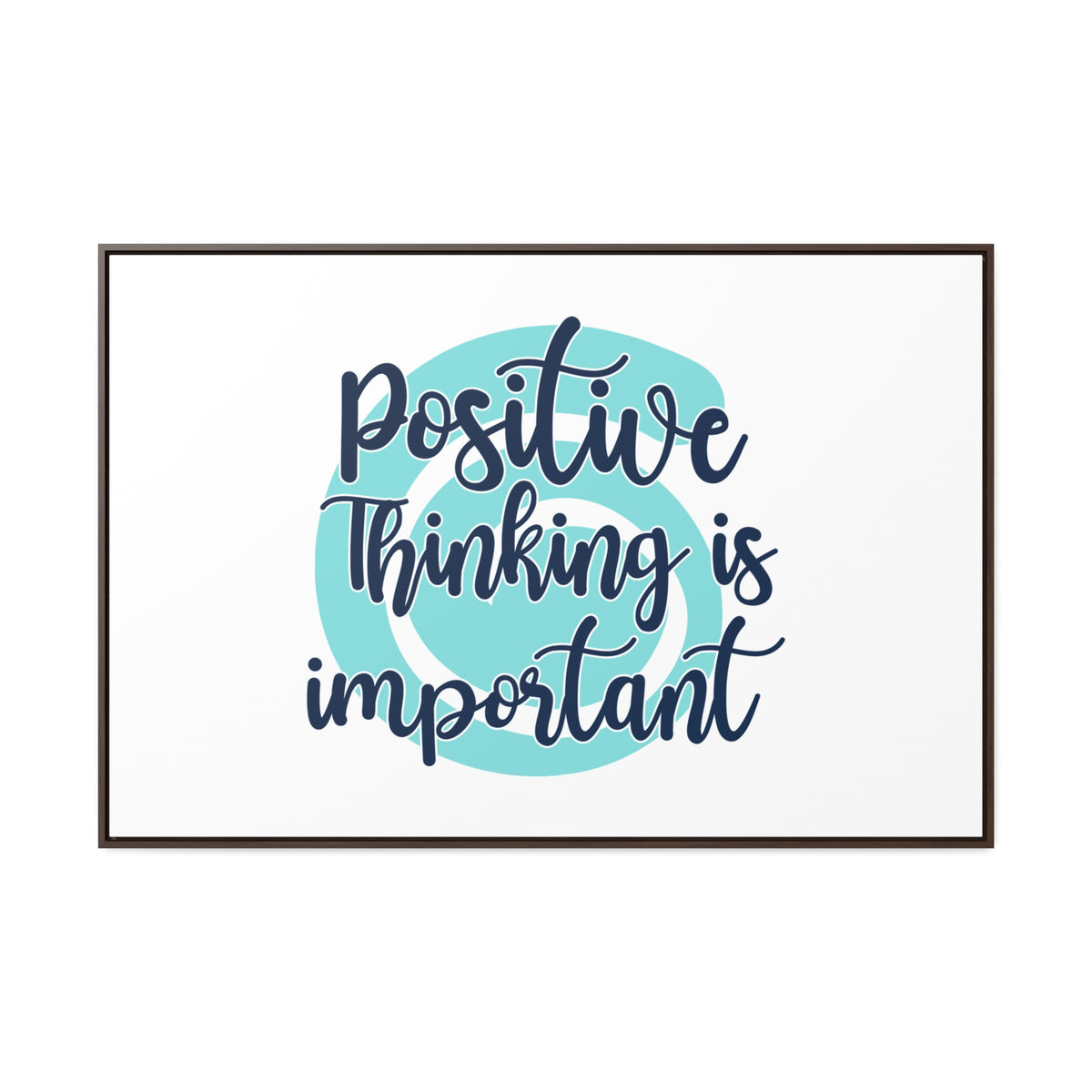 Positive Thinking is Important Wall Art