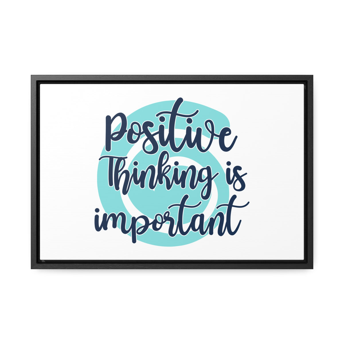 Positive Thinking is Important Wall Art