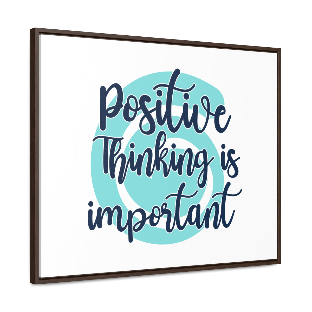 Positive Thinking is Important Wall Art