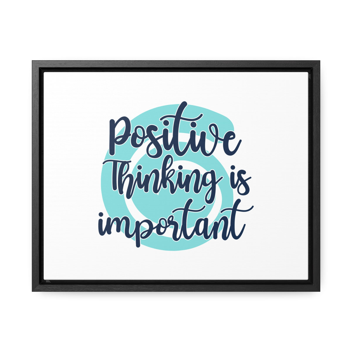 Positive Thinking is Important Wall Art