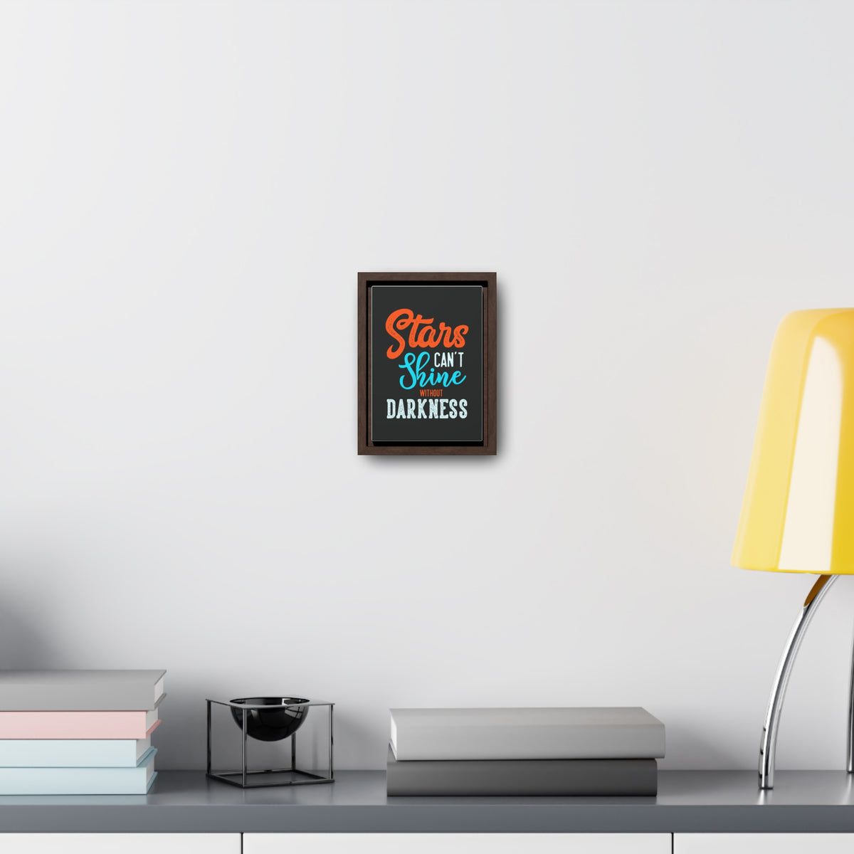 Stars Can't Shine Without Darkness Wall Art