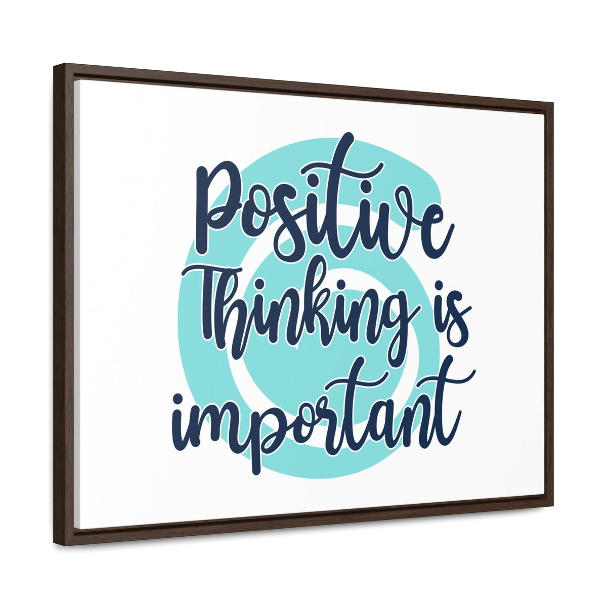 Positive Thinking is Important Wall Art