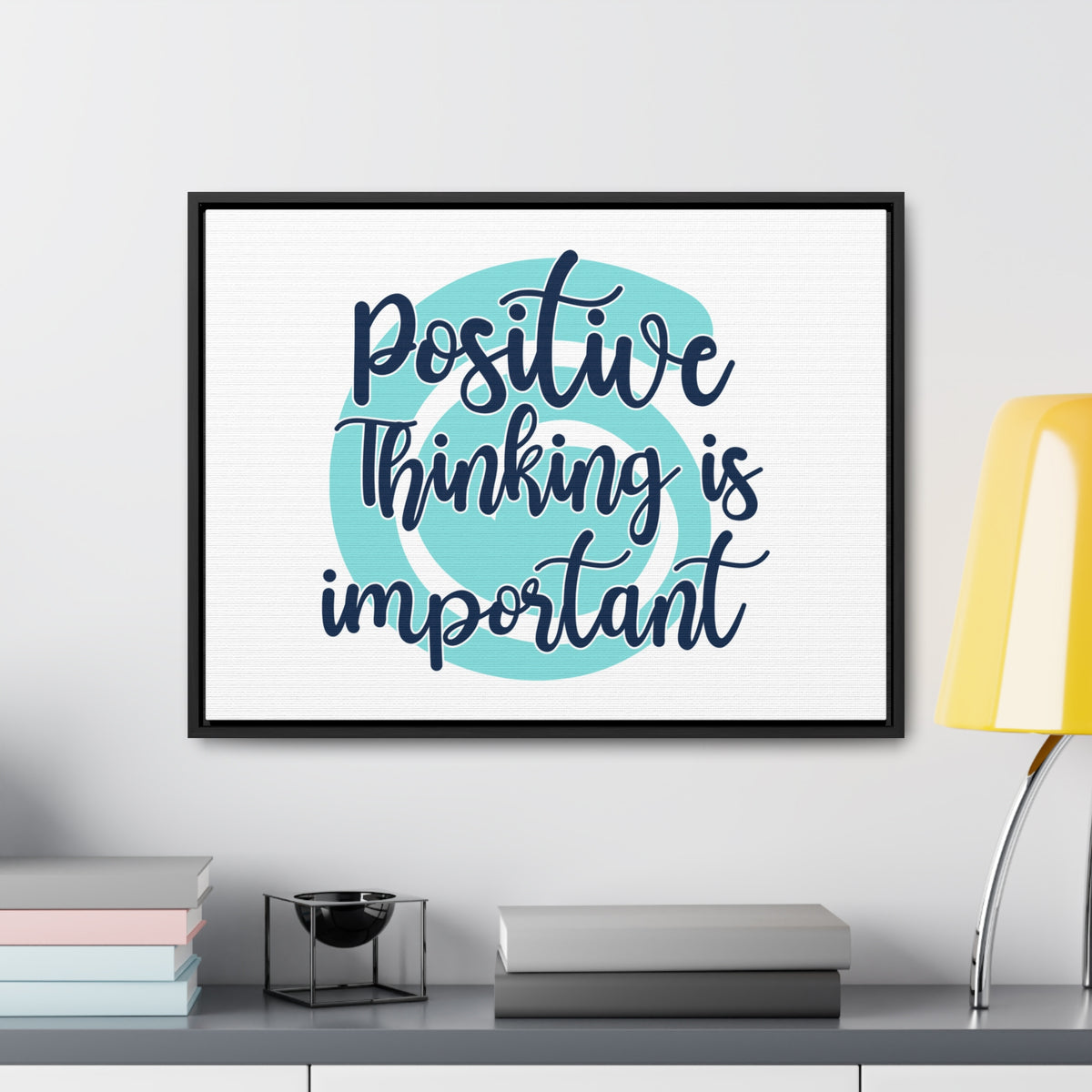 Positive Thinking is Important Wall Art
