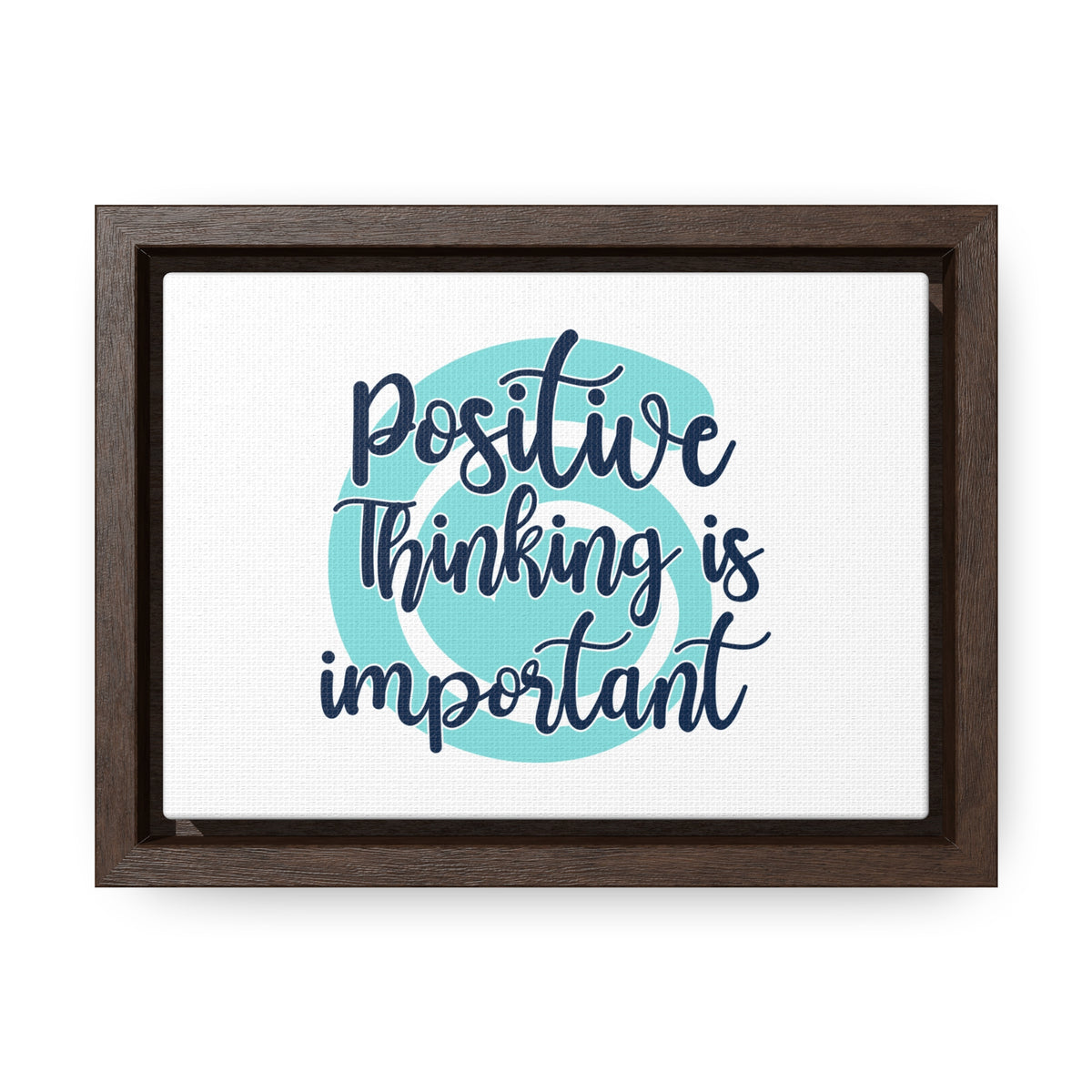 Positive Thinking is Important Wall Art