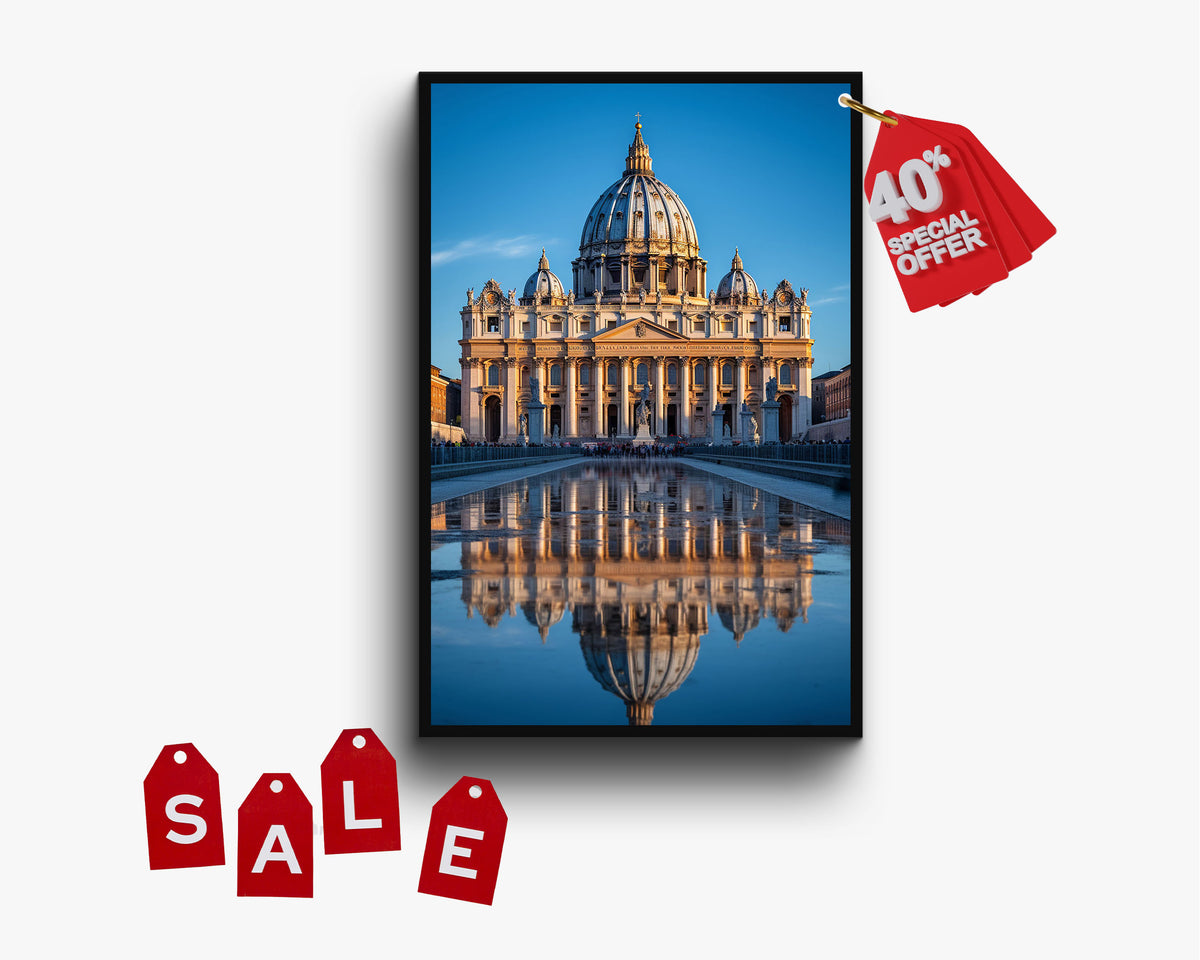 St. Peter's Basilica Wall Art Canvas