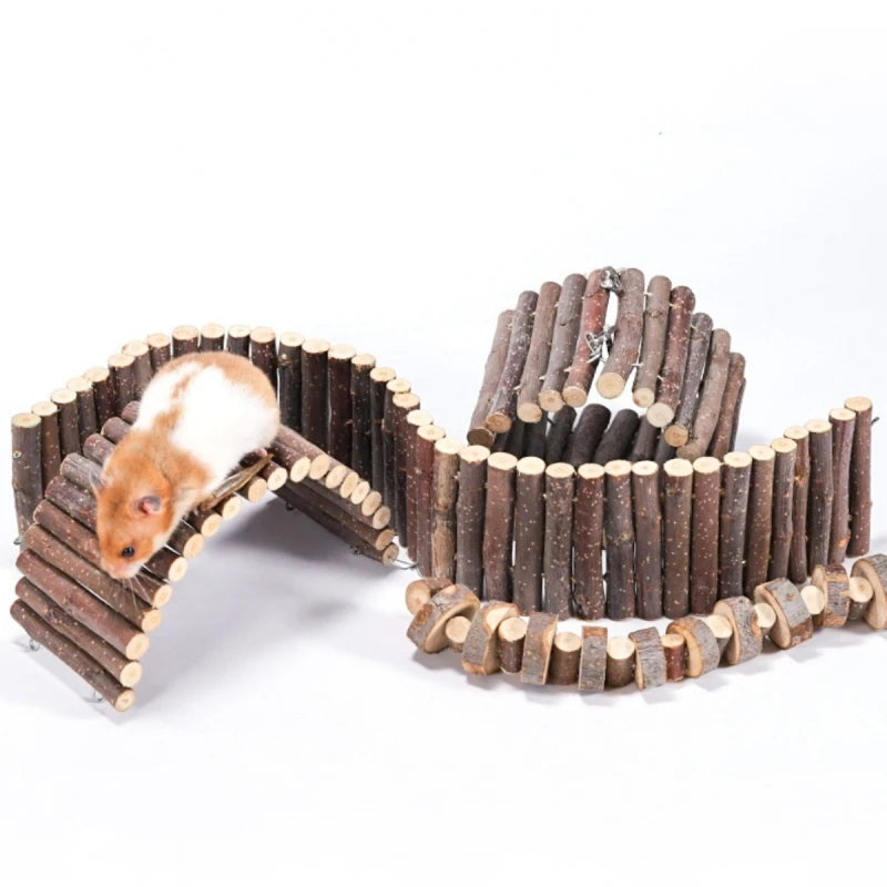 Pet Hamster Branch Wood Fence