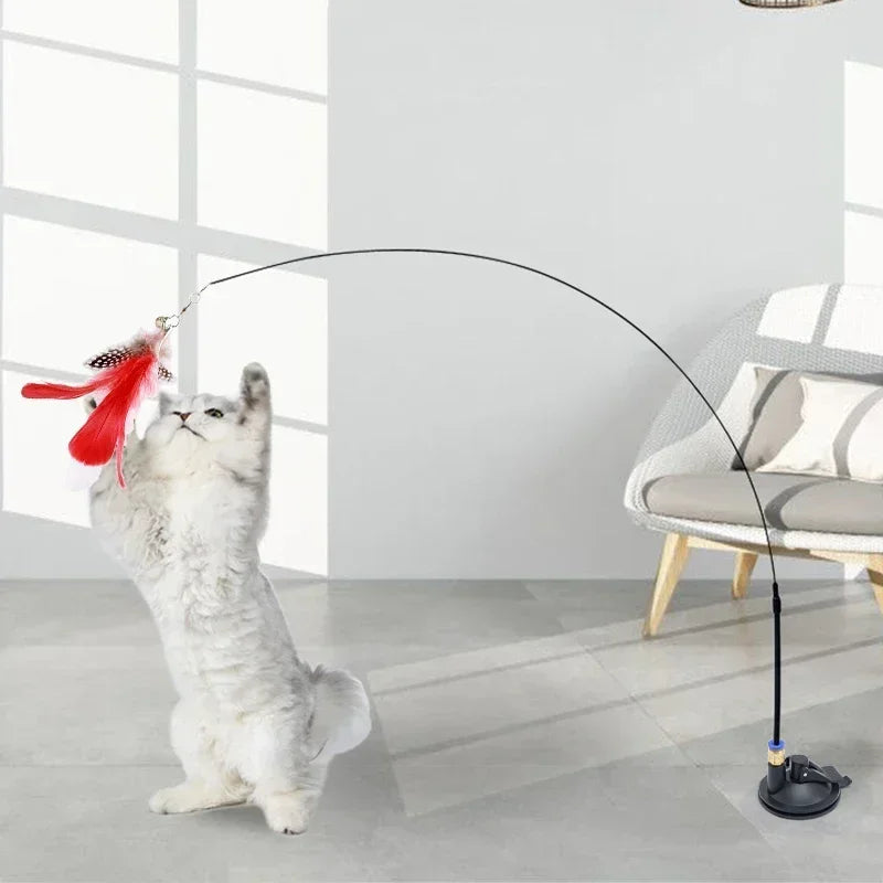 Hand Free Cat Stick Toy