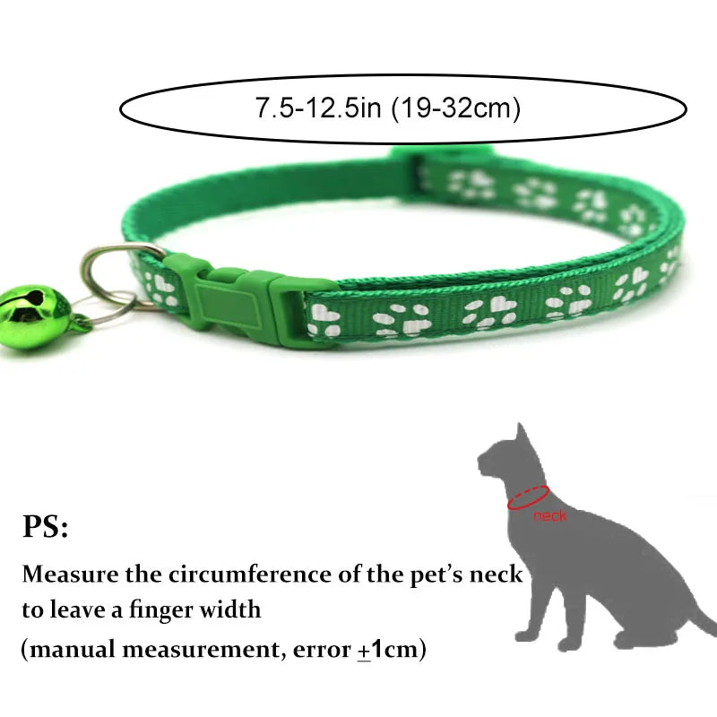 Colorful Cute Bell Collar