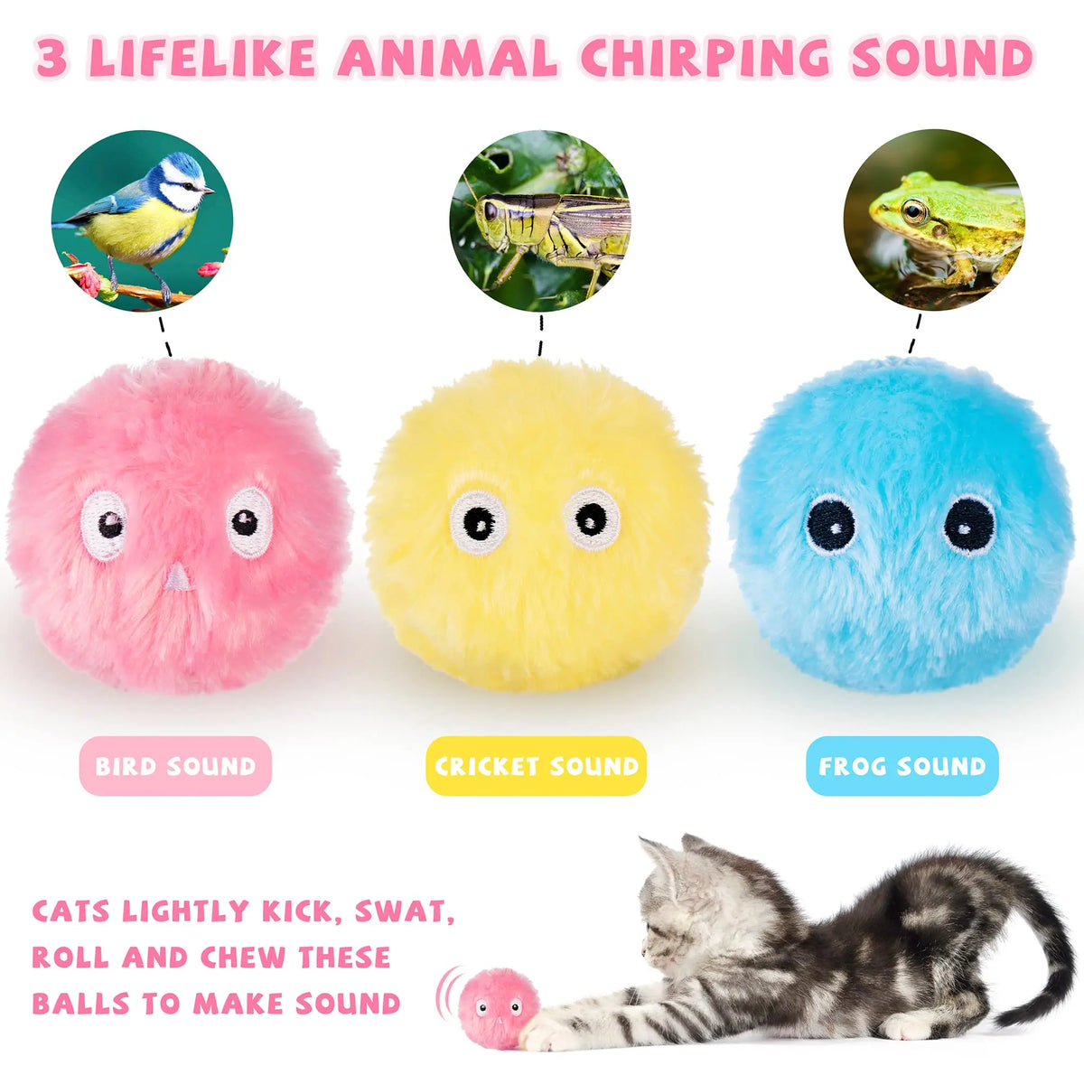 Interactive Ball Catnip Toy